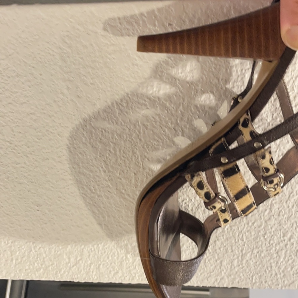 Brand New animal print sandals